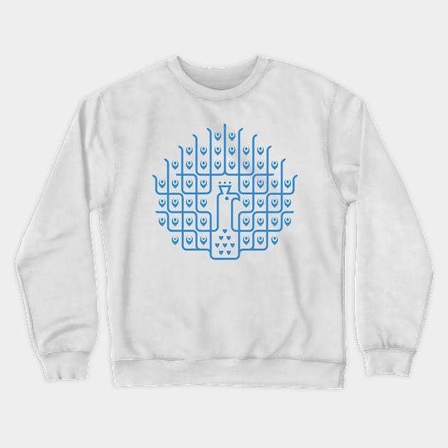 Peacock Bird Crewneck Sweatshirt by GeeTee